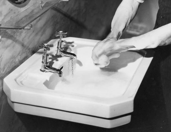 Washing Hands Washing hands in sink