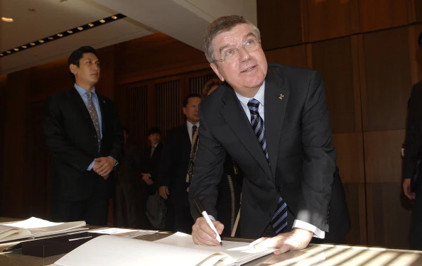 IOC President Thomas Bach Visits South Korea IOC President Thomas Bach Visits South Korea