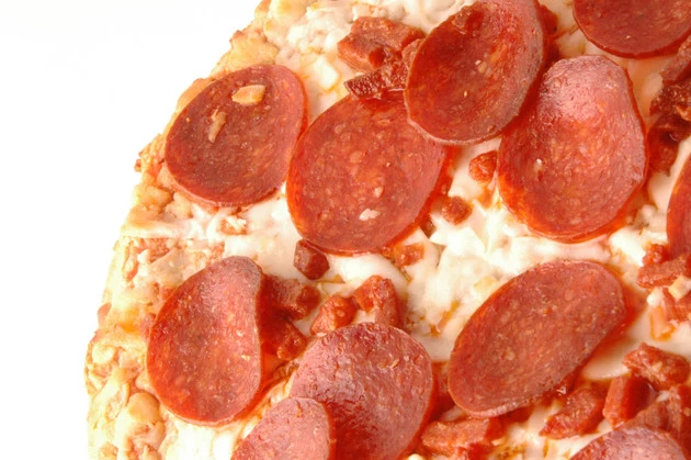 pepperoni pie 590 isolated
