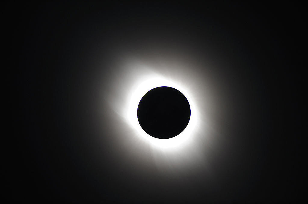 The Solar Eclipse Is Observed In Asia