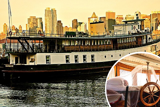 Climb Aboard Oldest Ellis Island Ferry Up for Sale For Rare Look Inside
