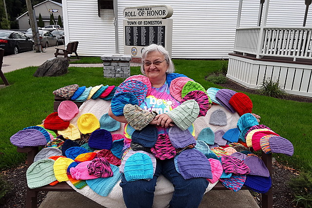 Edmeston Woman Makes Hundreds of Hats for St Jude Cancer Patients