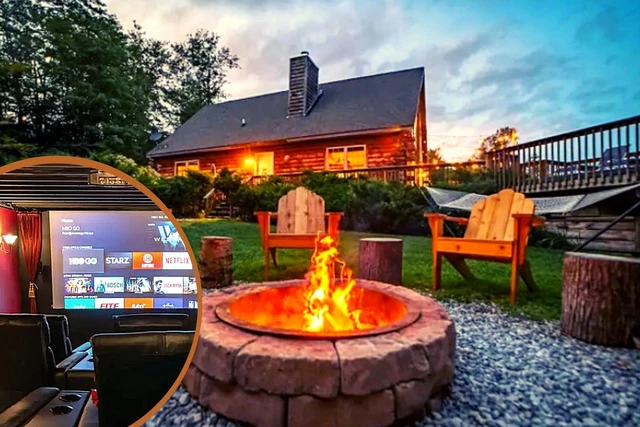 Get Away From it All in Catskill Cabin Complete With Movie Theater & Spa