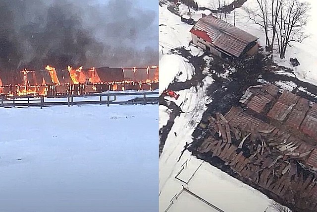 Community Comes Together to Help Family After Devastating Barn Fire