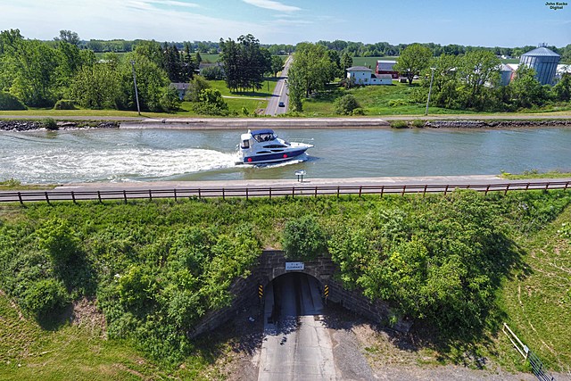 There's Only One Place in New York You Can Drive Under the Erie Canal