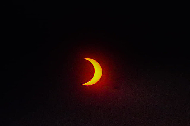See Rare Picturesque Partial Sunrise Eclipse Over Central New York