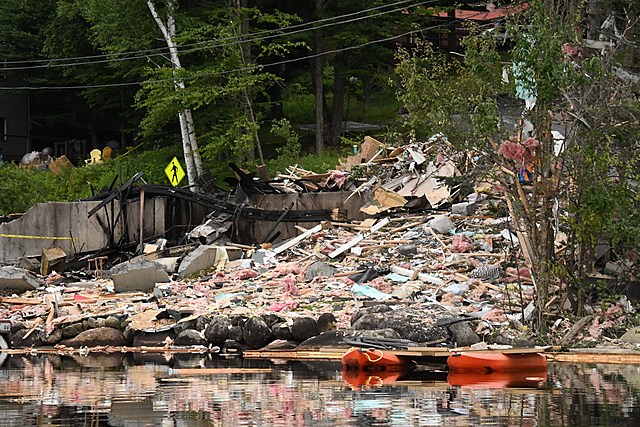 PHOTOS: Help Needed to Clean up Miles of Debris From Massive Old Forge Explosion