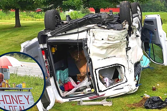 Famous NY Honey Man Lucky to Be Alive After Terrible Crash on His Way to Sell Honey