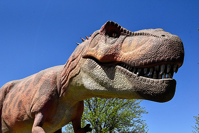 See Lifelike Dinosaurs When They Roar Into Boonville This Weekend For Prehistoric Fun