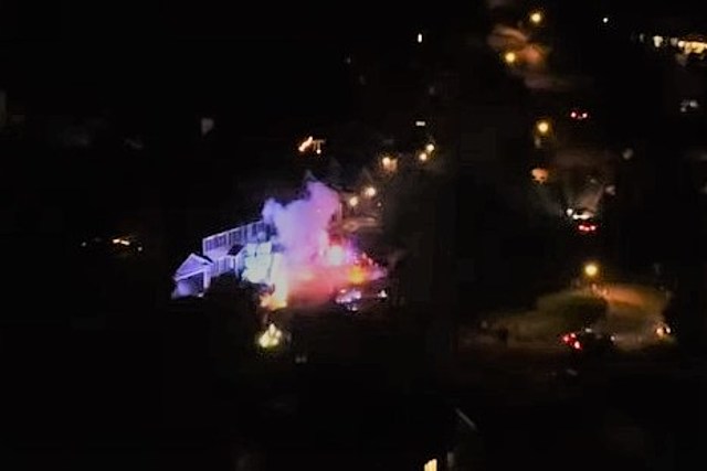 Epic Battle on NY Lawn Ends in Massive Explosion Seen For Miles