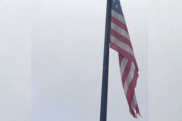 Can We Please Replace the Disgraceful Tattered Flag Flying in Oneida