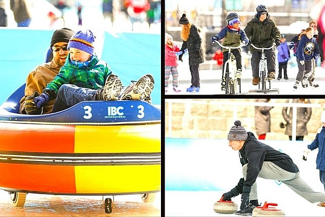 Bump, Bike the Ice, Curl the Canal at Popular NY Winter Attraction