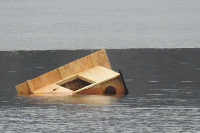 Saga of Sinking Ice Shanty Continues on CNY Lake