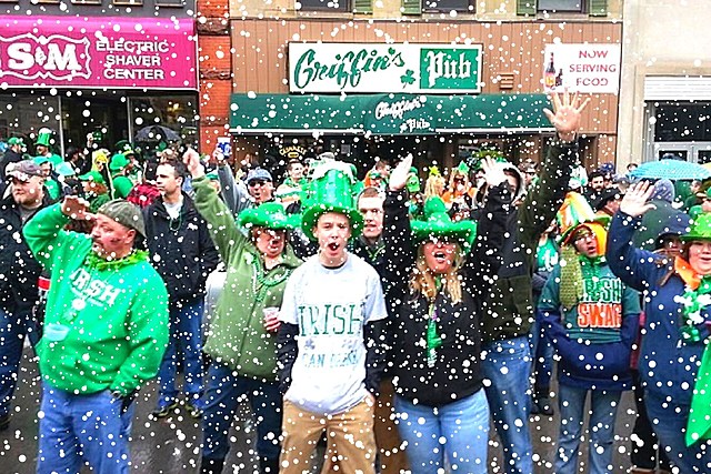 Green Beer & Snow! Up to Foot Expected in Time for CNY St Patrick's Day Parades