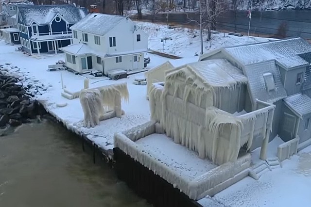 Why Only One Home Along Lake Ontario is Covered in Ice