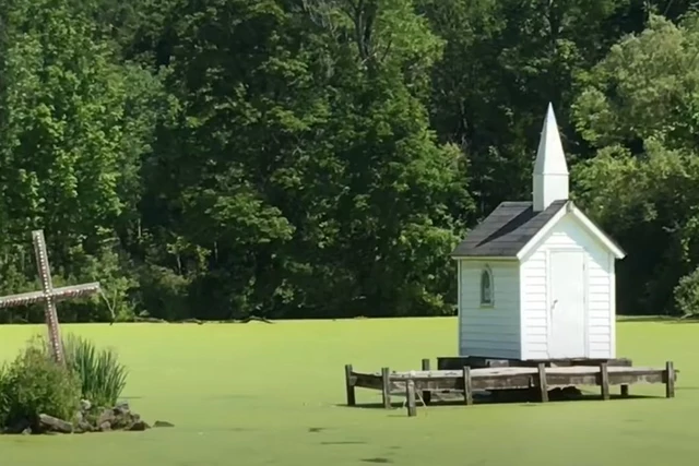 World's Smallest Church Sits in Middle of a Central New York Pond