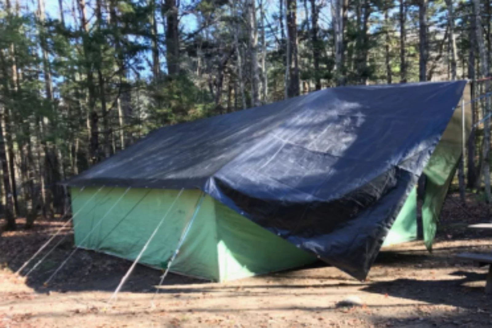 hunter's tent goes missing in new york